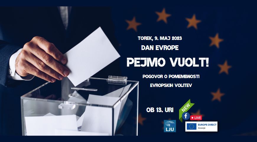 Dan Evrope; pogovor o pomembnosti evropskih volitev